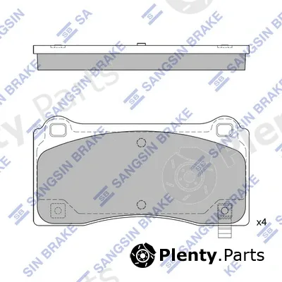Hi-Q SP2824 — Brake Pad Set, disc brake