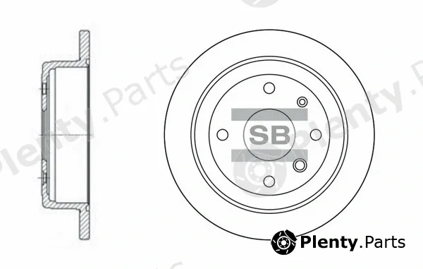 Hi-Q SD3008 — Brake Disc
