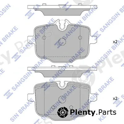 Hi-Q SP2508 — Brake Pad Set, disc brake