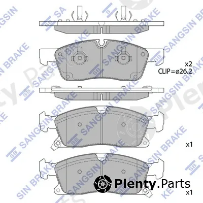 Hi-Q SP1945 — Brake Pad Set, disc brake