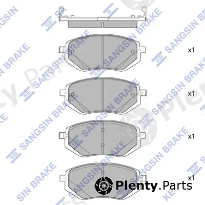 Hi-Q SP2761 — Brake Pad Set, disc brake