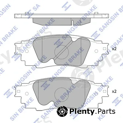 Hi-Q SP4091 — Brake Pad Set, disc brake