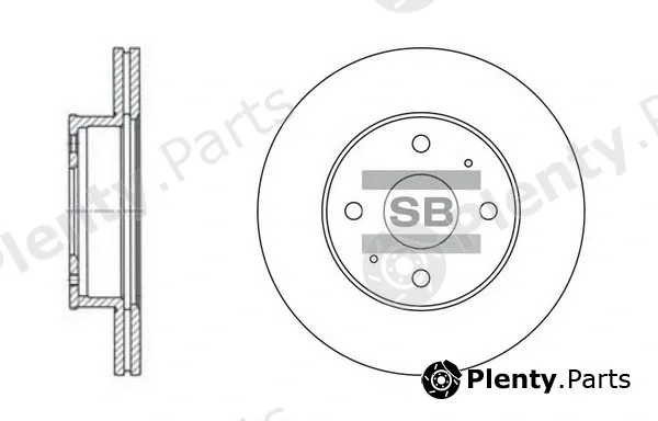 Hi-Q SD1004 — Brake Disc