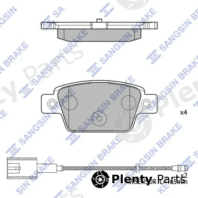 Hi-Q SP4415 — Brake Pad Set, disc brake