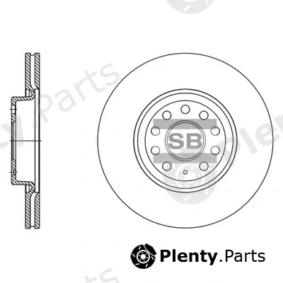 Hi-Q SD5409 — Brake Disc