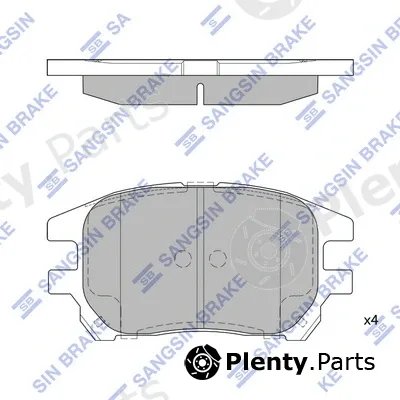 Hi-Q SP1967 — Brake Pad Set, disc brake