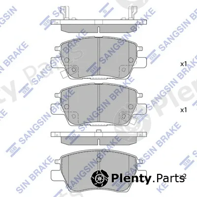 Hi-Q SP4009 — Brake Pad Set, disc brake