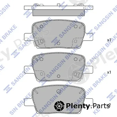 Hi-Q SP4116A — Brake Pad Set, disc brake