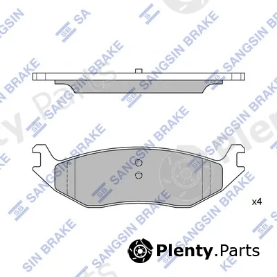 Hi-Q SP4169 — Brake Pad Set, disc brake