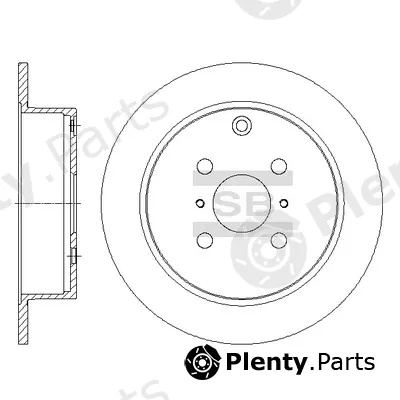 Hi-Q SD4073 — Brake Disc