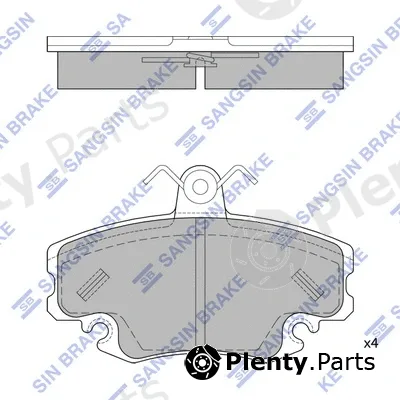 Hi-Q SP1243A — Brake Pad Set, disc brake