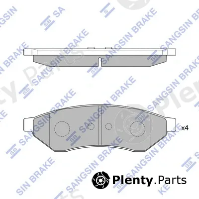 Hi-Q SP1252 — Brake Pad Set, disc brake