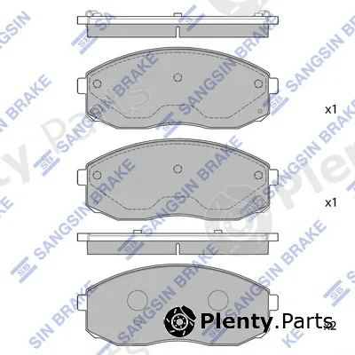 Hi-Q SP1176 — Brake Pad Set, disc brake