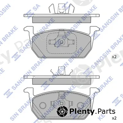 Hi-Q SP4496 — Brake Pad Set, disc brake