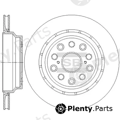 Hi-Q SD4654 — Brake Disc