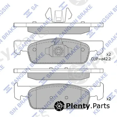 Hi-Q SP1787 — Brake Pad Set, disc brake