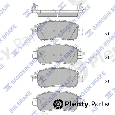 Hi-Q SP4263 — Brake Pad Set, disc brake