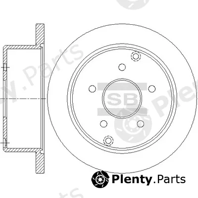 Hi-Q SD5512 — Brake Disc