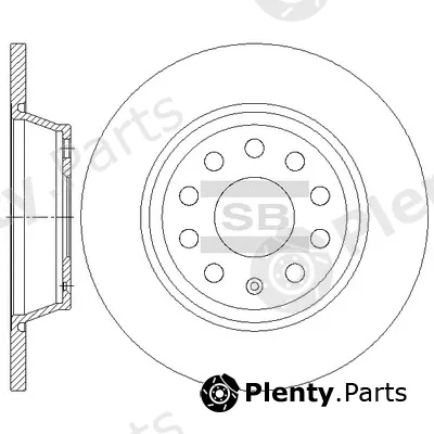 Hi-Q SD5414 — Brake Disc