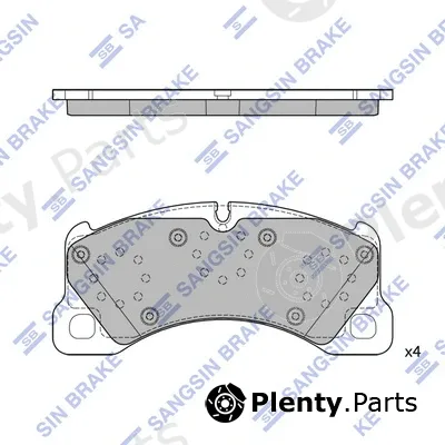 Hi-Q SP4407 — Brake Pad Set, disc brake