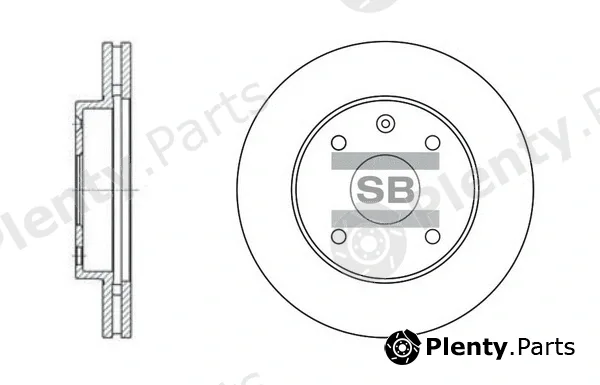 Hi-Q SD3017 — Brake Disc