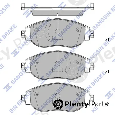 Hi-Q SP4450 — Brake Pad Set, disc brake