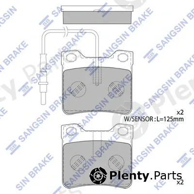 Hi-Q SP4267A — Brake Pad Set, disc brake