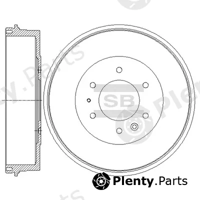 Hi-Q SD5308 — Brake Drum
