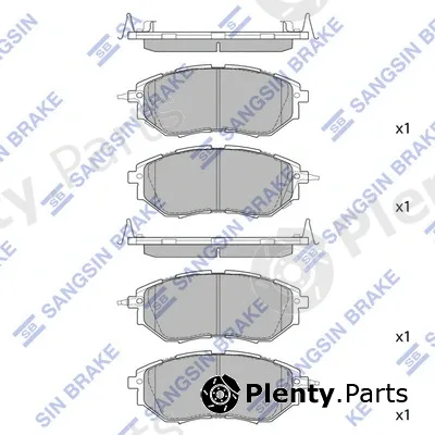Hi-Q SP1534 — Brake Pad Set, disc brake