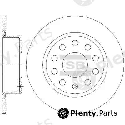 Hi-Q SD5413 — Brake Disc