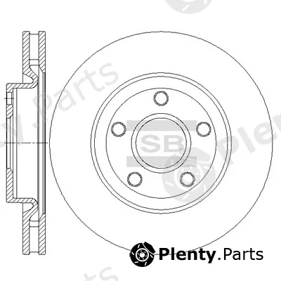 Hi-Q SD5114 — Brake Disc