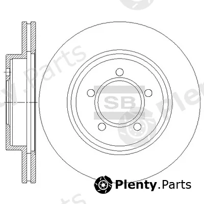 Hi-Q SD5328 — Brake Disc