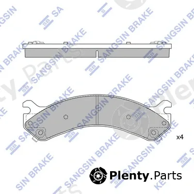 Hi-Q SP1322 — Brake Pad Set, disc brake