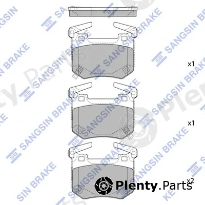 Hi-Q SP1875 — Brake Pad Set, disc brake