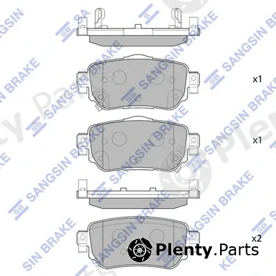 Hi-Q SP4140 — Brake Pad Set, disc brake