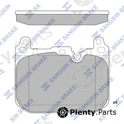Hi-Q SP2402A — Brake Pad Set, disc brake