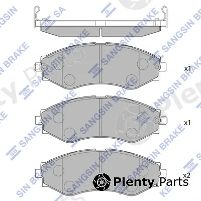 Hi-Q SP1103 — Brake Pad Set, disc brake