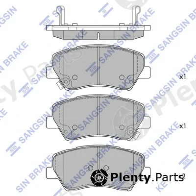 Hi-Q SP1687 — Brake Pad Set, disc brake