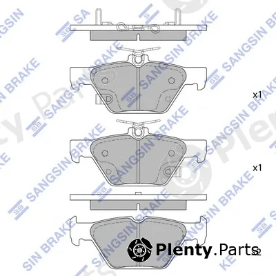Hi-Q SP1879 — Brake Pad Set, disc brake