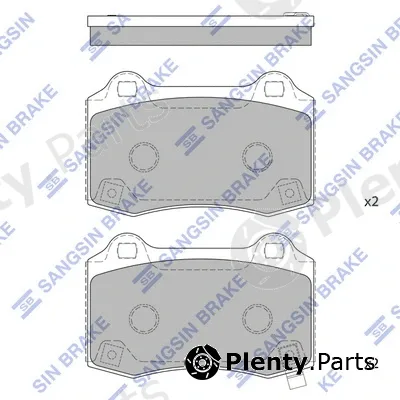 Hi-Q SP1587 — Brake Pad Set, disc brake