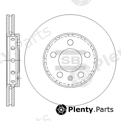 Hi-Q SD5401 — Brake Disc