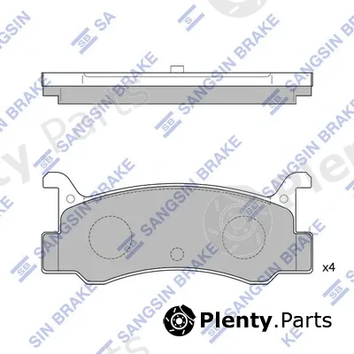 Hi-Q SP1215 — Brake Pad Set, disc brake