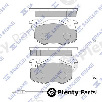Hi-Q SP2003 — Brake Pad Set, disc brake