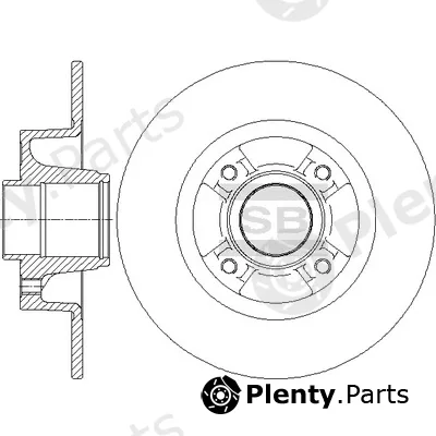 Hi-Q SD3064 — Brake Disc