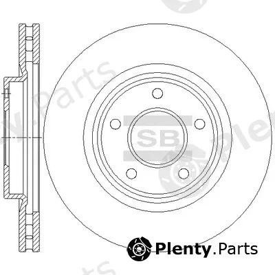 Hi-Q SD4709 — Brake Disc