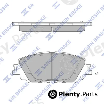 Hi-Q SP4275A — Brake Pad Set, disc brake