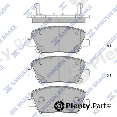 Hi-Q SP4488 — Brake Pad Set, disc brake
