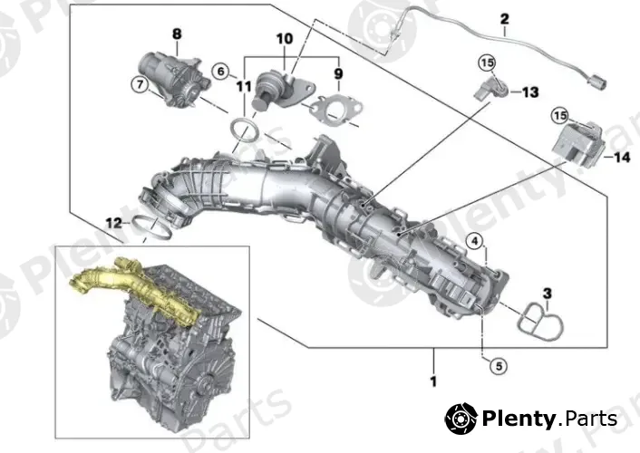 Auto-Speed Parts 315CO0042N — Intake Manifold, air supply
