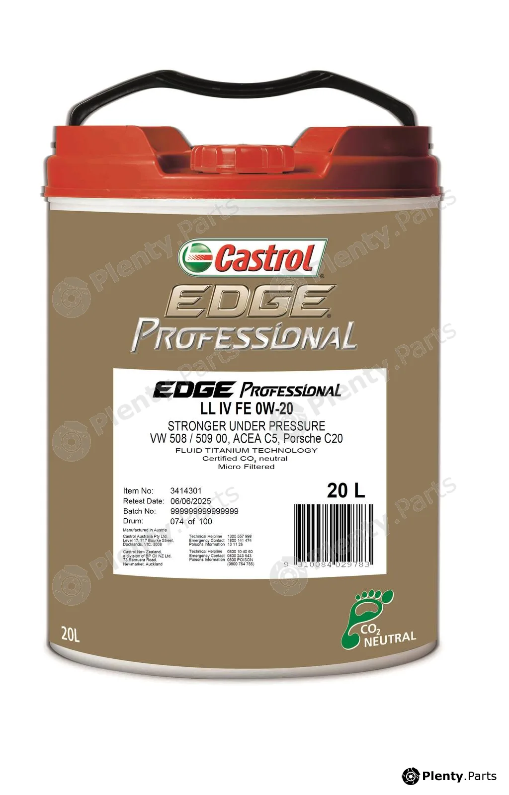 Castrol-Au 3414301 — Engine Oil