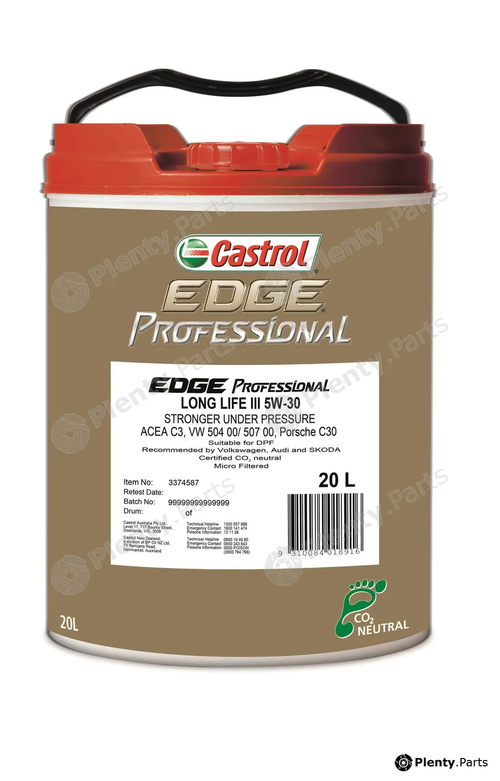 Castrol-Au 3374587 — Engine Oil